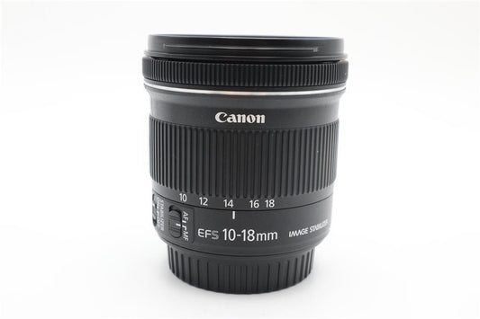 Canon 10-18mm Wide-Angle Lens F/4.5-5.6 IS STM, Stabilised, Very Good Condition