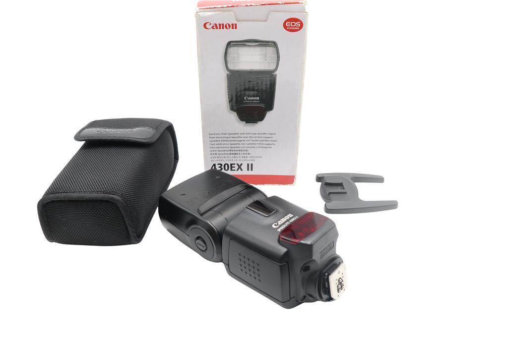 Canon Speedlite 430EX II Flash, Shoe Mount, E-TTL II, E-TTL, Very Good Condition