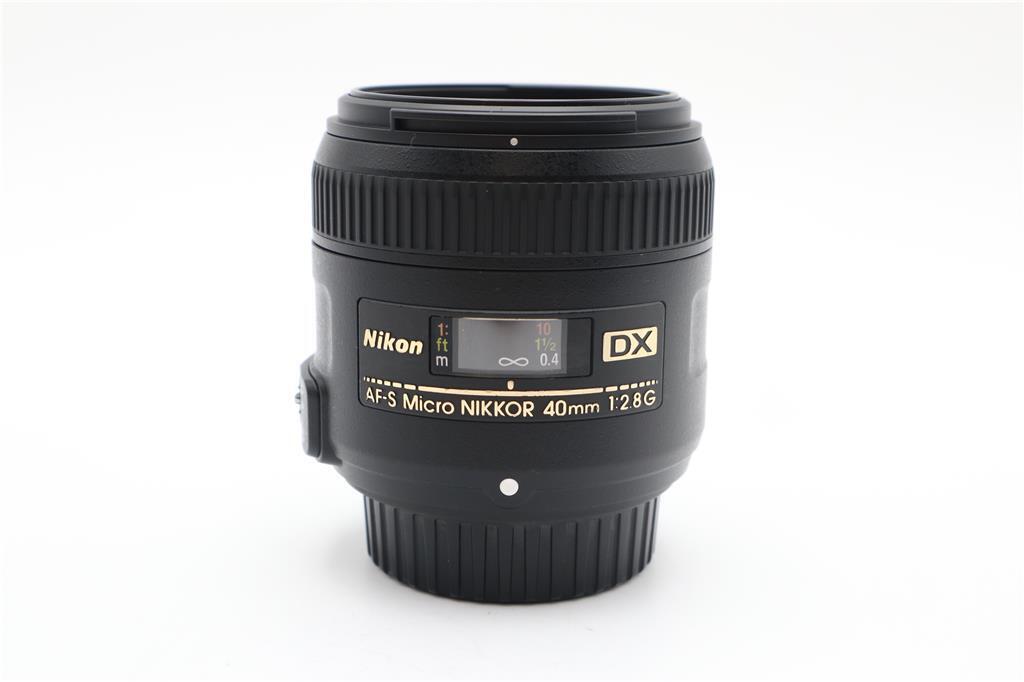 Nikon 40mm Macro Lens f/2.8 G AF-S Micro Nikkor DX, Very Good REFURBISHED