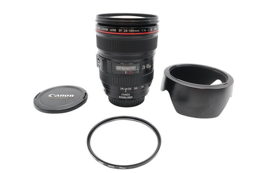 Canon 24-105mm All-Around Lens F4 L IS USM, EF, Full Frame, Stabilised, V.G. Con