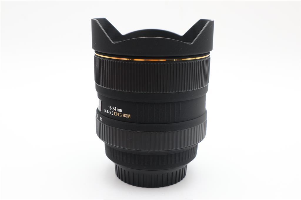 Sigma 12-24mm Wide-Angle F/4.5-5.6 HSM DG EX for Canon, Full Frame, V. G. Cond.