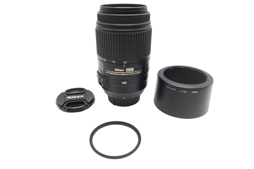 Nikon Nikkor AF-S 55-300mm VR F4.5-5.6 DX G SWM ED Stabilised Lens, Exc. REFURB