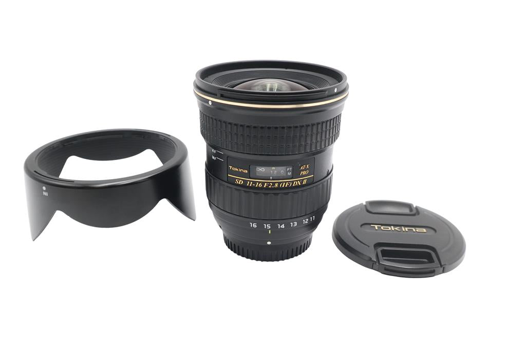 Tokina 11-16mm Super-Wide-Angle Lens f/2.8 DX II AT-X Pro for Nikon, V Good Cond