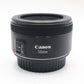 Canon 50mm Prime Lens f/1.8 STM EF Sharp, Portrait, Full Frame, Exc. REFURB