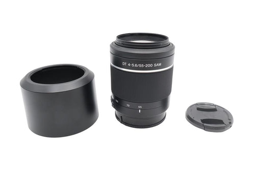 Sony 55-200mm F4-5.6 Lens, SAL55200-2, Telephoto Sony for A-Mount, V. G. REFURB.