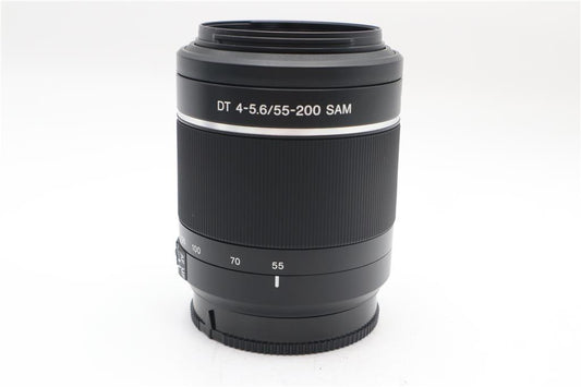 Sony 55-200mm F4-5.6 Lens, SAL55200-2, Telephoto Sony for A-Mount, V. G. REFURB.