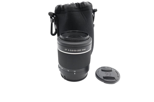 Sony 55-200mm F4-5.6 Lens, SAL55200-2, Telephoto Sony for A-Mount, V.G. REFURBIS