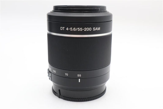 Sony 55-200mm F4-5.6 Lens, SAL55200-2, Telephoto Sony for A-Mount, V.G. REFURBIS