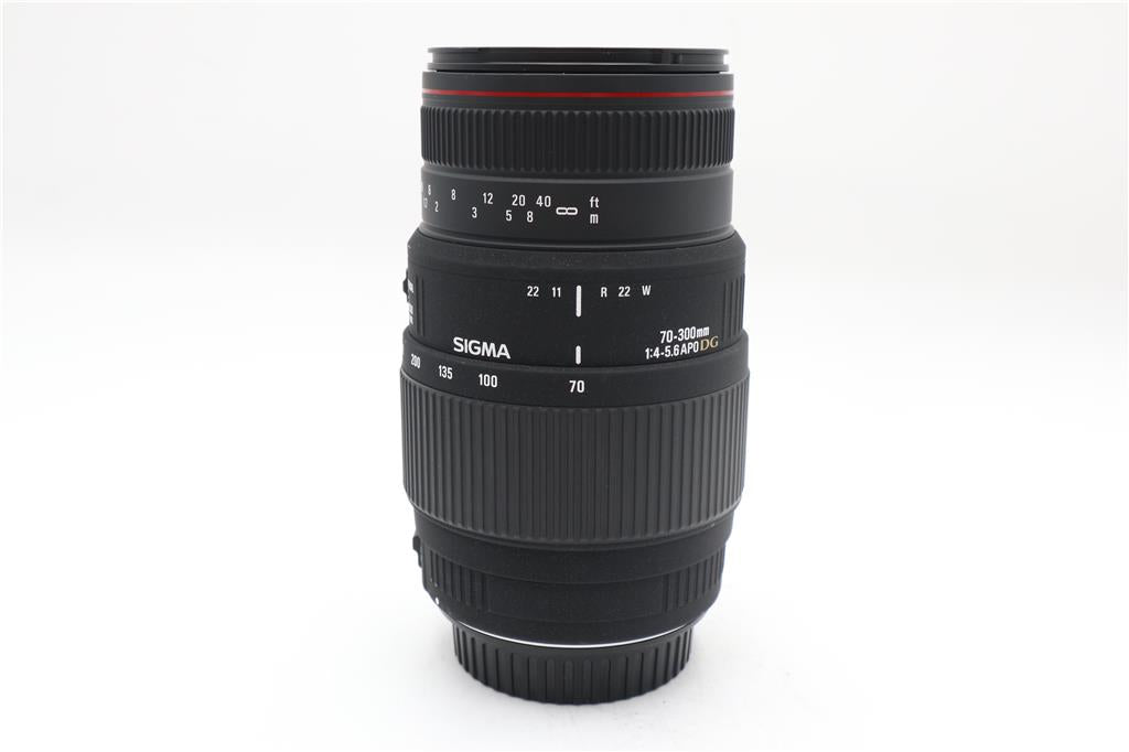 Sigma 70-300mm f/4-5.6 Lens APO Zoom Macro, Telephoto for Canon, Good Cond.