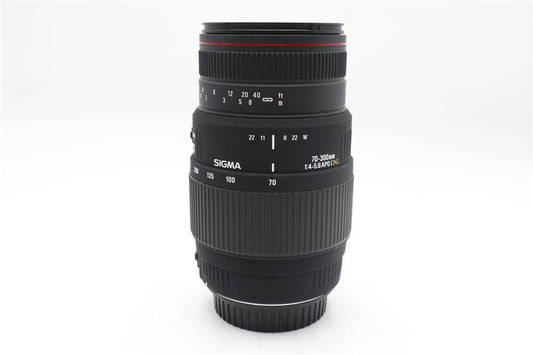 Sigma 70-300mm f/4-5.6 Lens APO Zoom Macro, Telephoto for Canon, Good Cond.