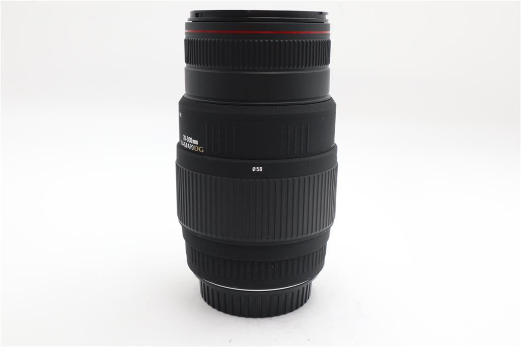 Sigma 70-300mm f/4-5.6 Lens APO Zoom Macro, Telephoto for Canon, Good Cond.