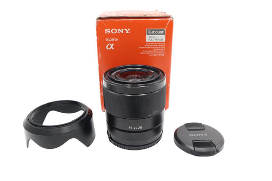 Sony 28mm F2 FE Prime Lens for Sony E-Mount Full Frame , SEL28F20, Good Cond.