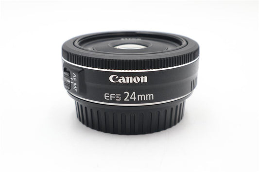 Canon 24mm Prime Lens f/2.8 STM EF Sharp, Portrait,  Landscape, Exc. REFURBISHED