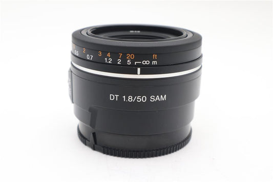 Sony 50mm Prime Lens F1.8 DT SAM For Sony A-Mount SAL50F18, Very Good REFURB.